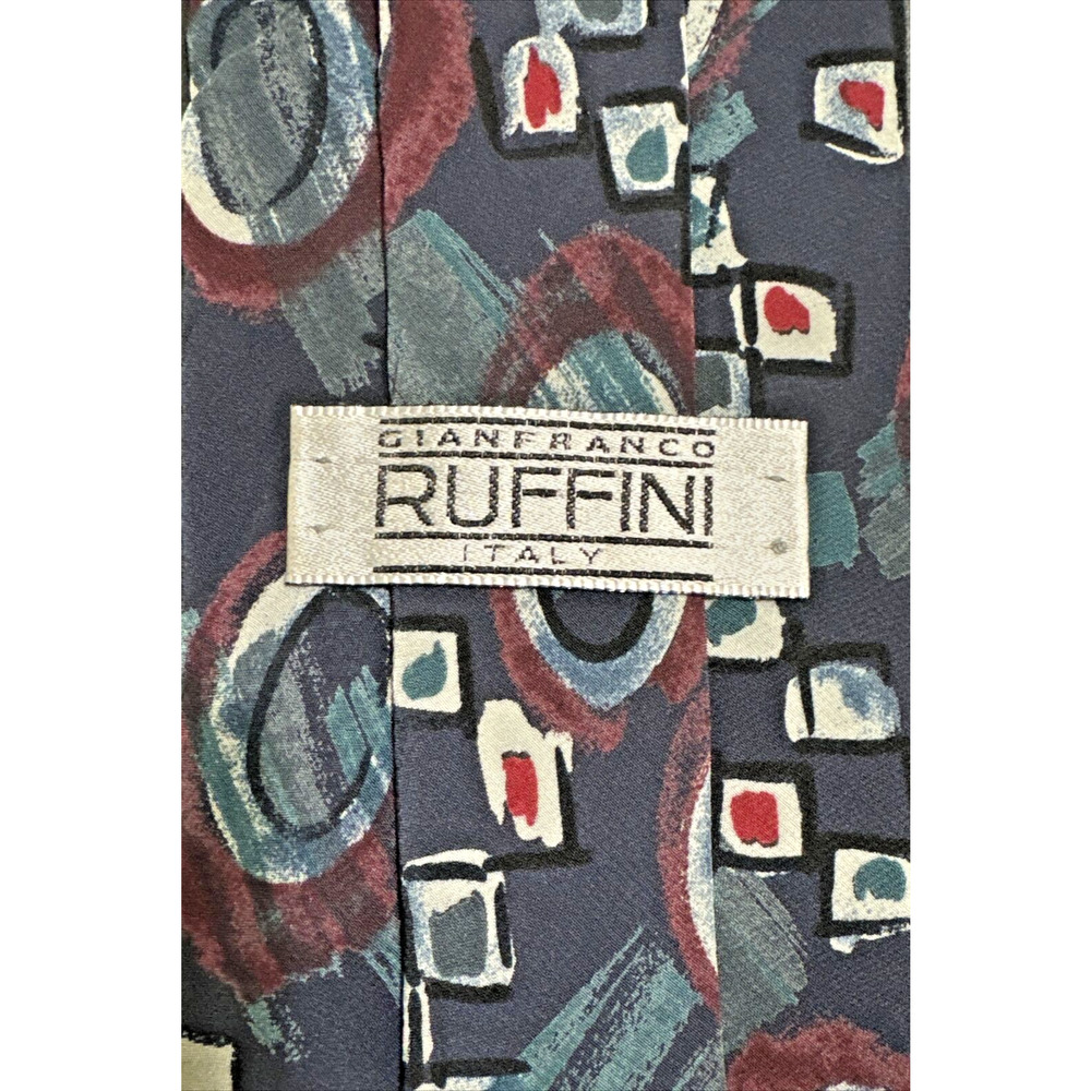 Men's Necktie Ruffini Silk L58" W3.75" multicolor